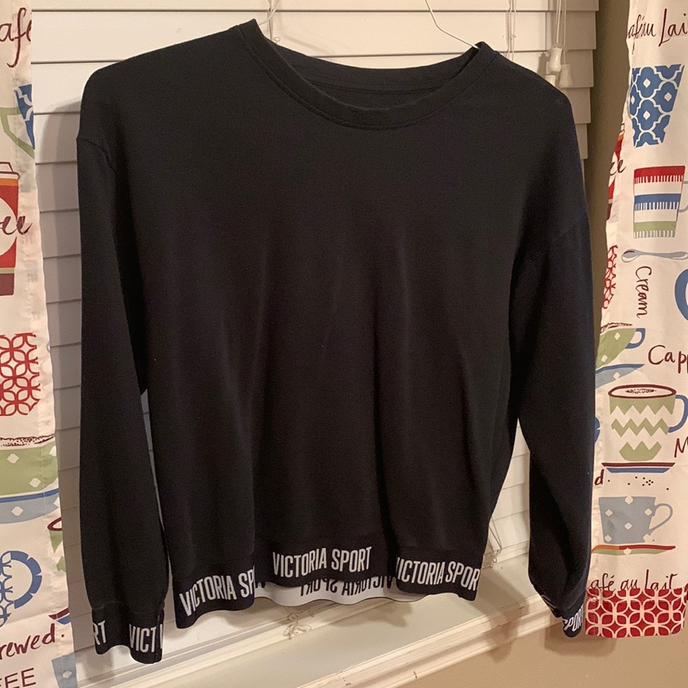 Black banded long sleeve